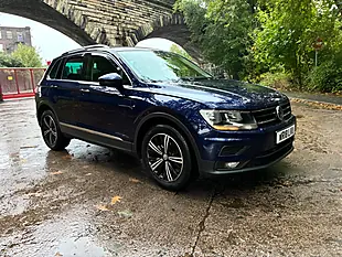 Used 2018 Volkswagen Tiguan Se Blue - Interior and Exterior details 3