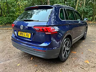 Used 2018 Volkswagen Tiguan Se Blue - Interior and Exterior details 6