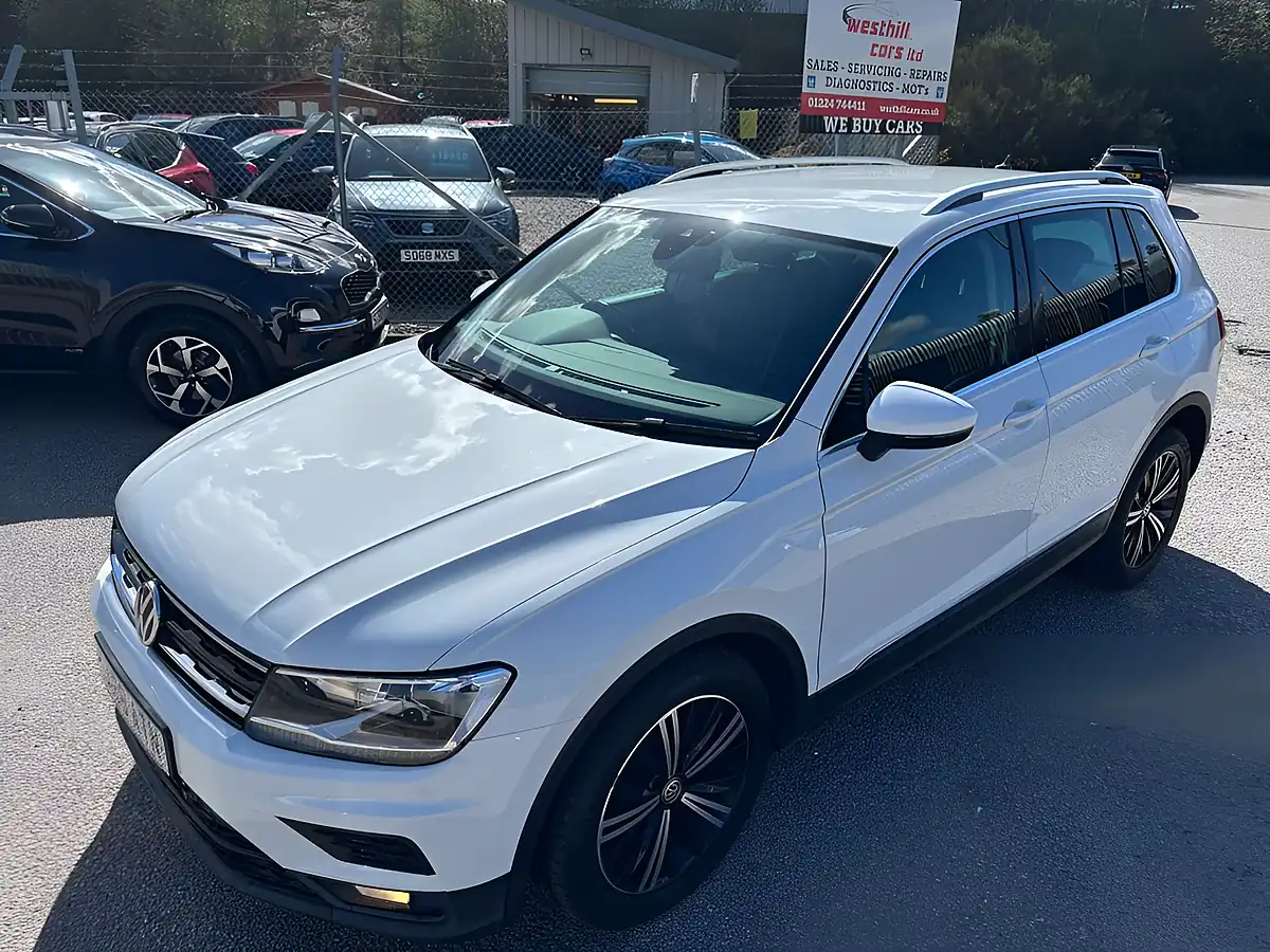 Used 2018 Volkswagen Tiguan Se Navigation White - Interior and Exterior details 14