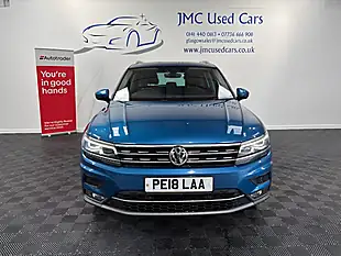 Used 2018 Volkswagen Tiguan Sel Atlantic Blue - Interior and Exterior details 2