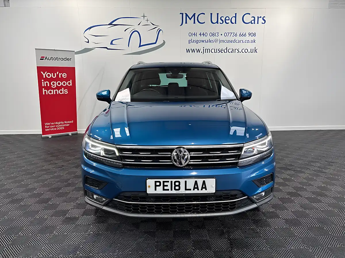 Used 2018 Volkswagen Tiguan Sel Atlantic Blue - Interior and Exterior details 2