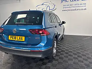Used 2018 Volkswagen Tiguan Sel Atlantic Blue - Interior and Exterior details 3