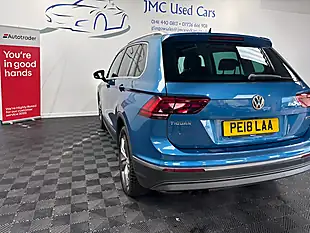 Used 2018 Volkswagen Tiguan Sel Atlantic Blue - Interior and Exterior details 4
