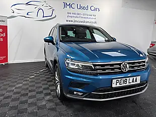 Used 2018 Volkswagen Tiguan Sel Atlantic Blue - Interior and Exterior details 5