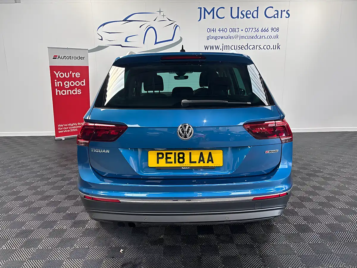 Used 2018 Volkswagen Tiguan Sel Atlantic Blue - Interior and Exterior details 6