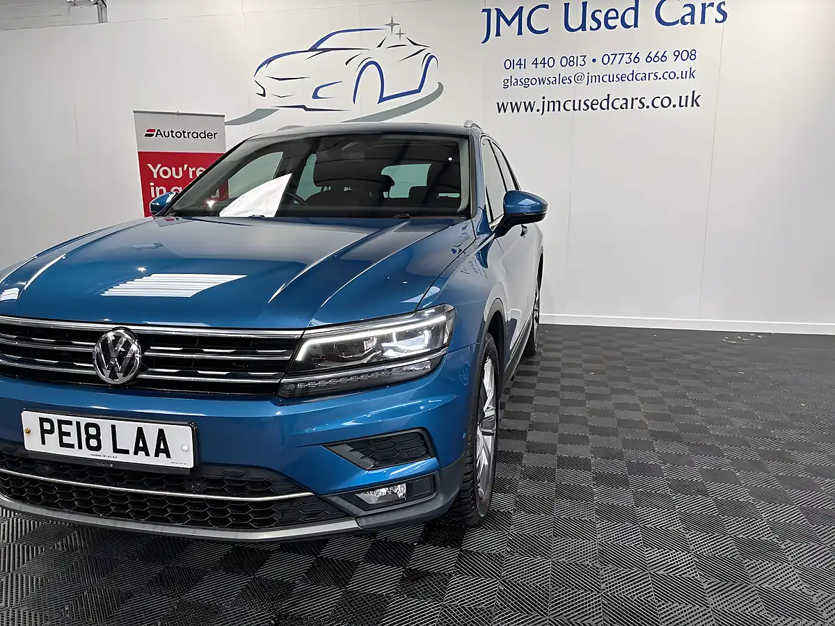 Used 2018 Volkswagen Tiguan Sel Atlantic Blue - Interior and Exterior details 8