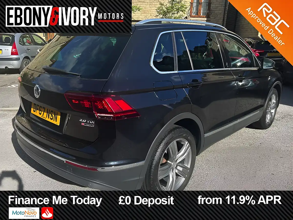 Used 2018 Volkswagen Tiguan Sel Black - Interior and Exterior details 3