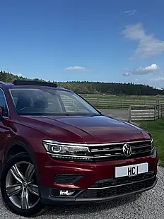 Used 2018 Volkswagen Tiguan Sel Red - Interior and Exterior details 2