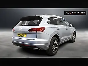 Used 2018 Volkswagen Touareg R-Line Silver - Interior and Exterior details 5