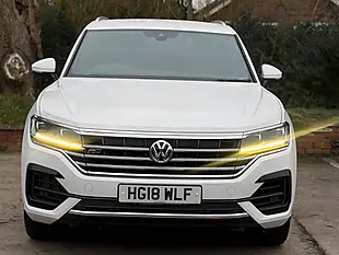 Used 2018 Volkswagen Touareg R-Line White - Interior and Exterior details 2