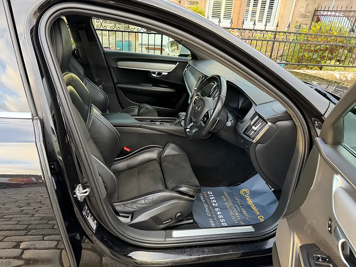 Used 2018 Volvo S90 R-Design Onyx Black - Interior and Exterior details 2