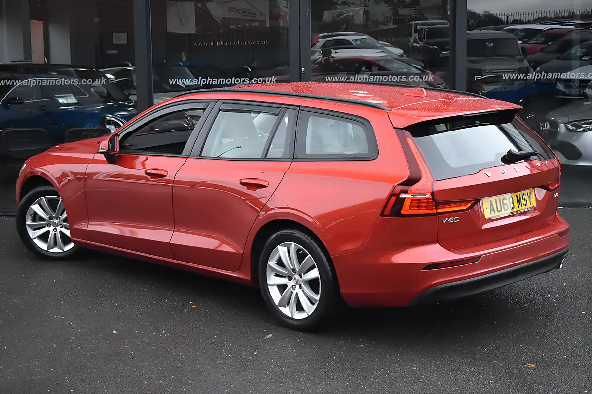 Used 2018 Volvo V60 Momentum Fusion Red - Interior and Exterior details 2