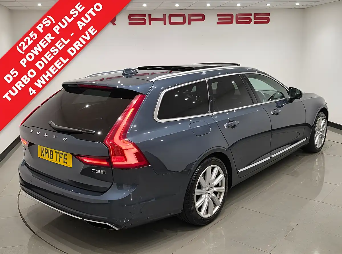 Used 2018 Volvo V90 Inscription Pro Blue - Interior and Exterior details 4