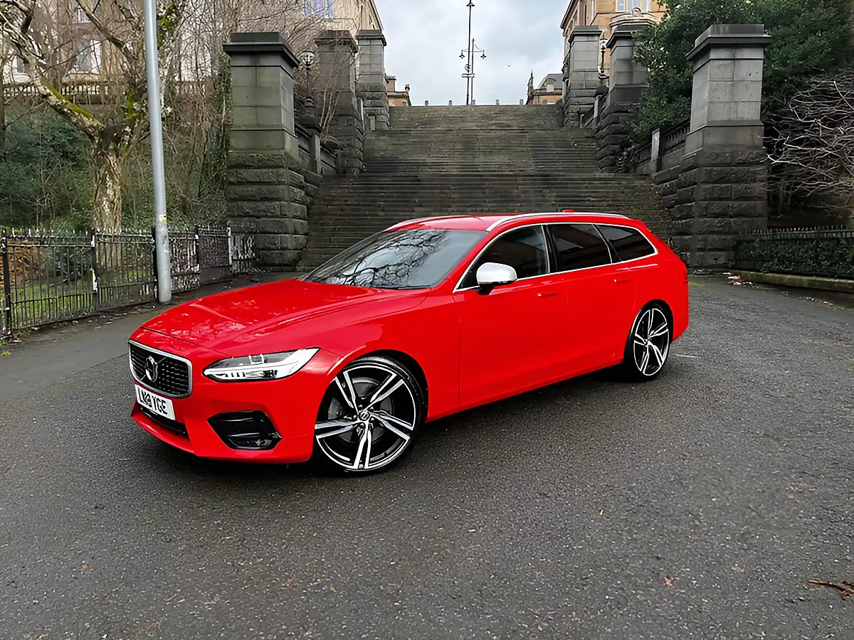 Used 2018 Volvo V90 R-Design Pro Passion Red - Interior and Exterior details 19