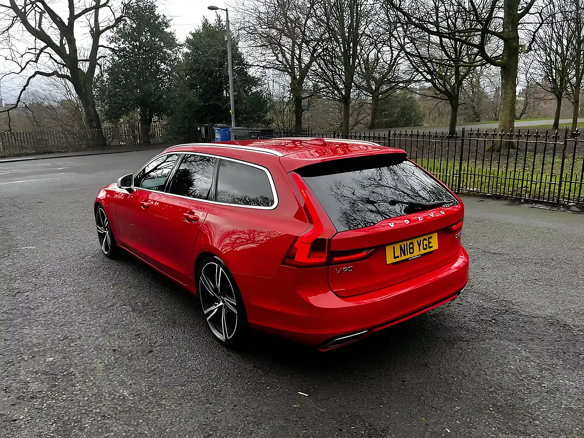Used 2018 Volvo V90 R-Design Pro Passion Red - Interior and Exterior details 3