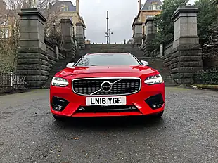 Used 2018 Volvo V90 R-Design Pro Passion Red - Interior and Exterior details 4