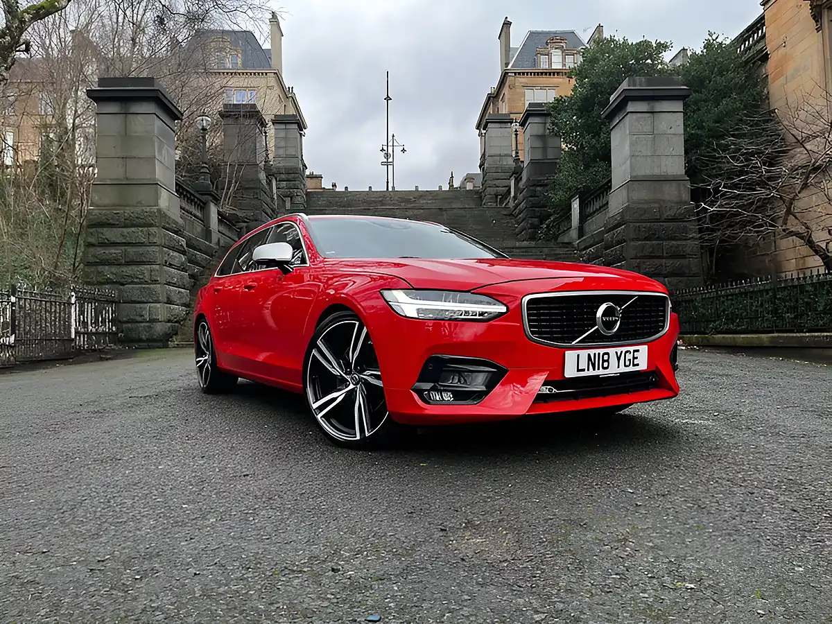 Used 2018 Volvo V90 R-Design Pro Passion Red - Interior and Exterior details 5