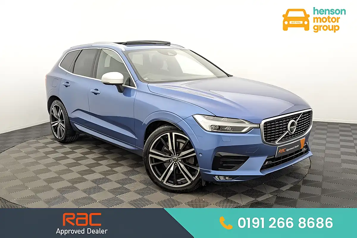 Used 2018 Volvo XC60 R-Design Pro Blue - Front View