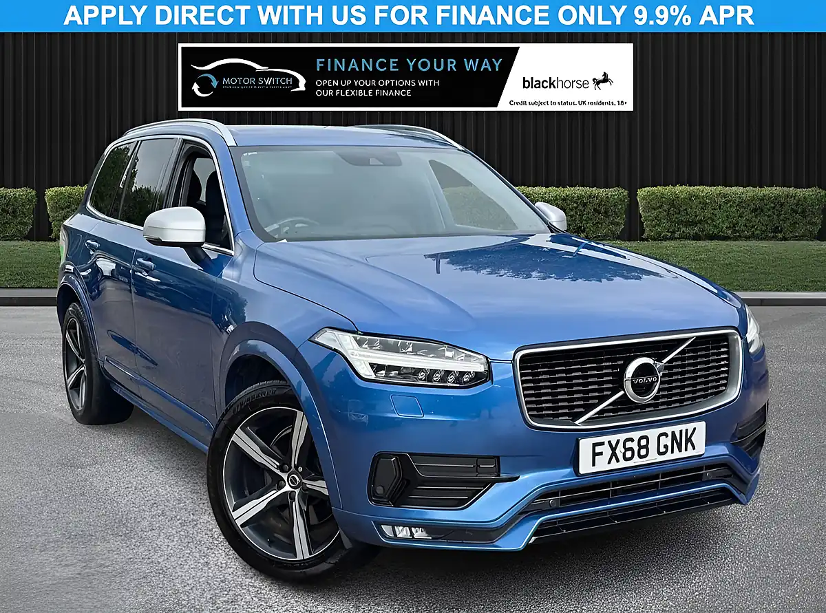 Used 2018 Volvo XC90 R-Design Blue - Front View