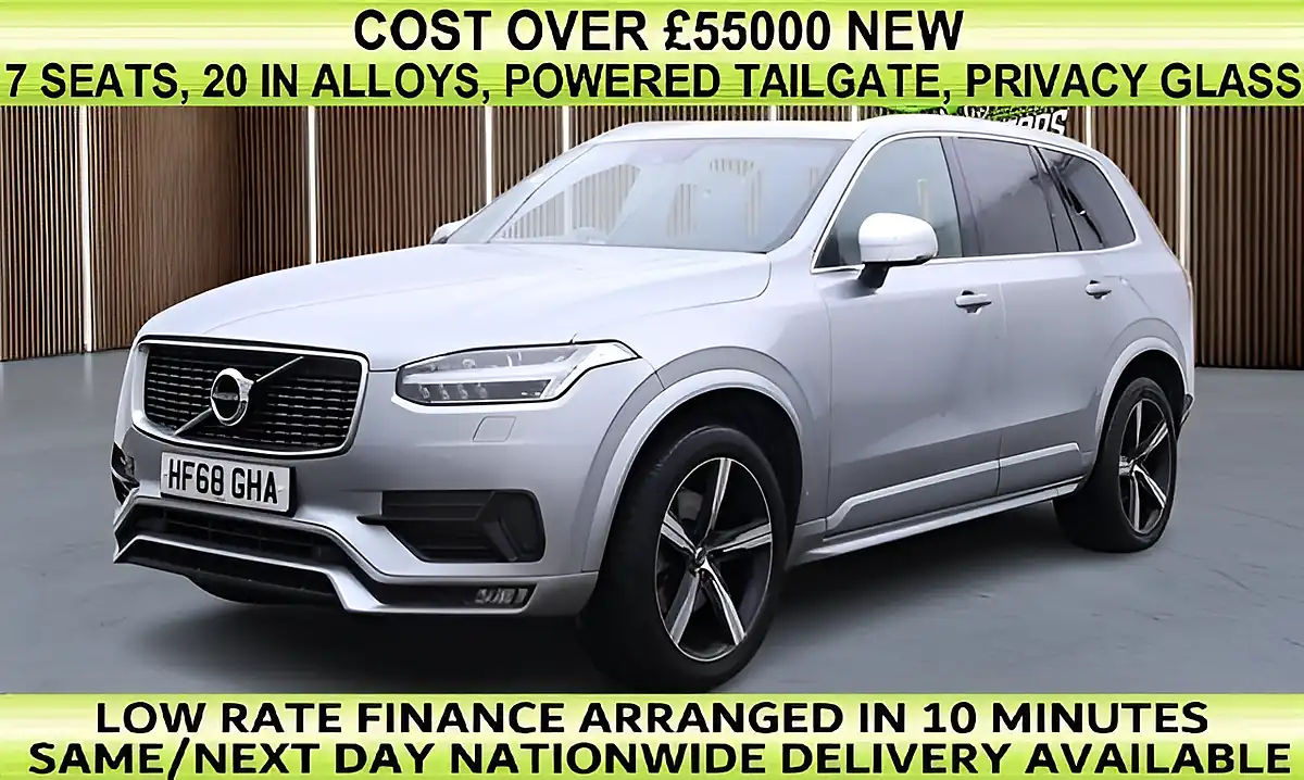 Used 2018 Volvo XC90 R-Design Silver - Front View