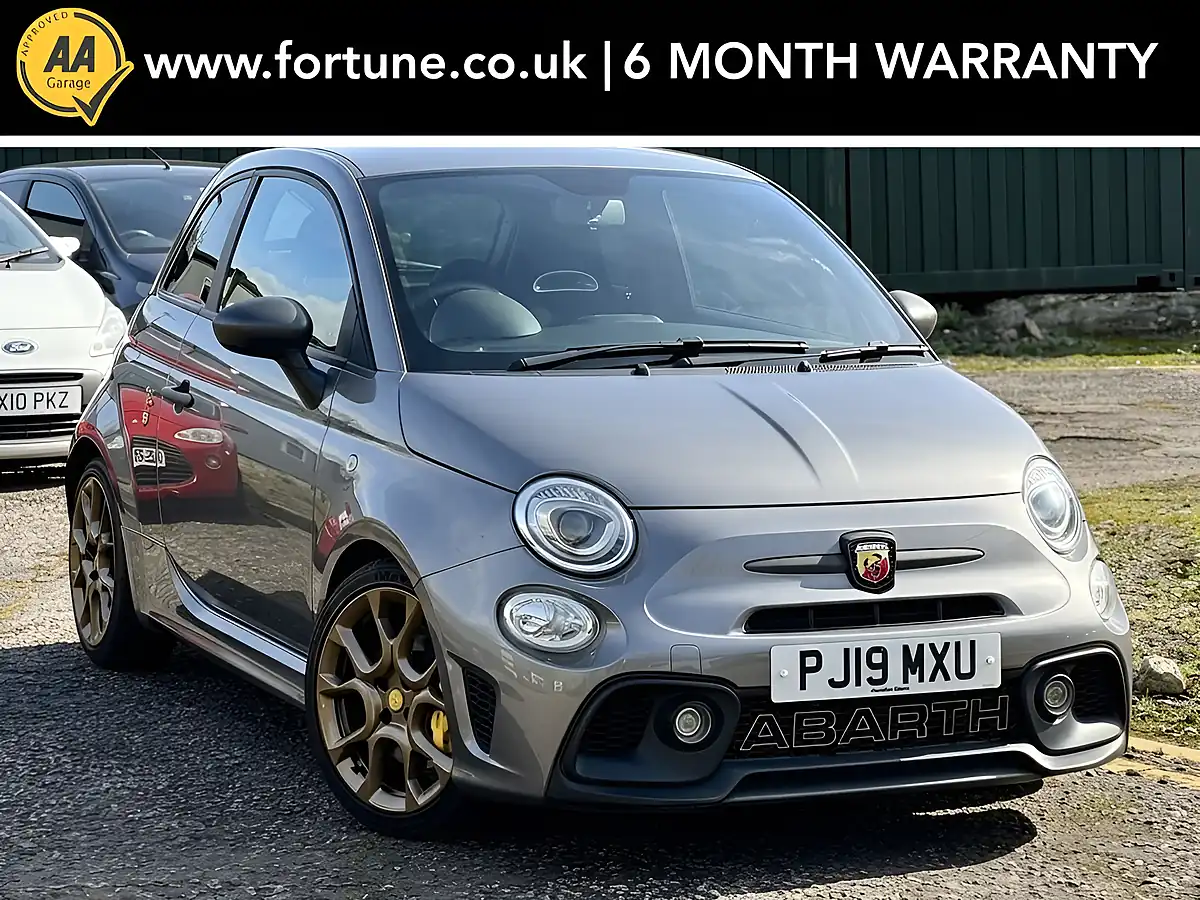 Used 2019 Abarth 595 Competizione 70th Grey - Front View