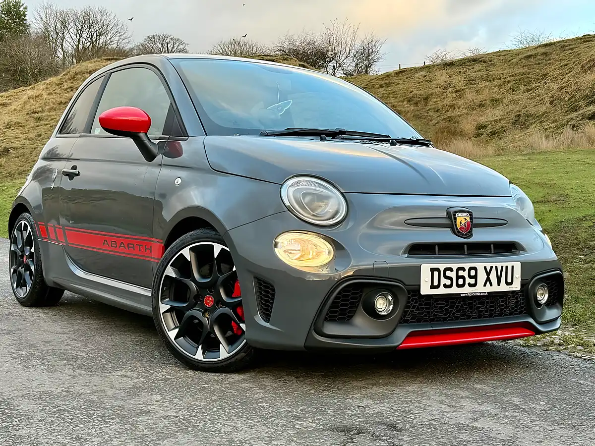 Used 2019 Abarth 595 Competizione 70th Grey - Front View