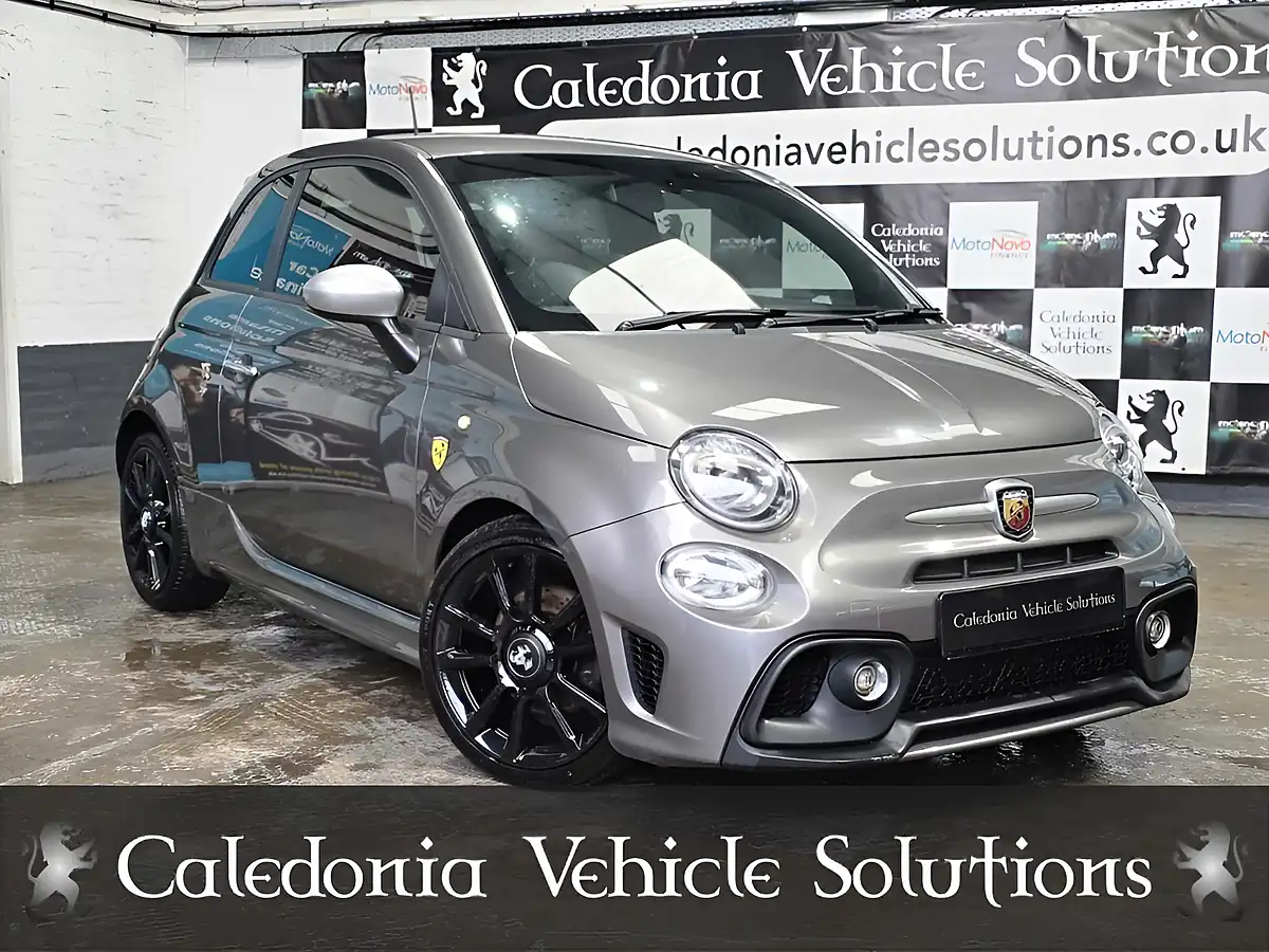 Used 2019 Abarth 595 Turismo 70th Record Grey - Front View