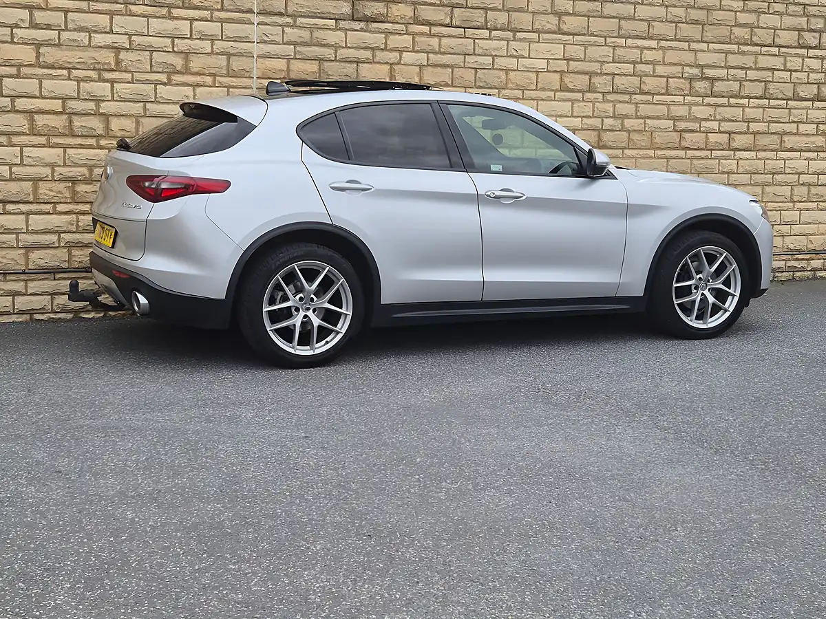 Used 2019 Alfa Romeo Stelvio Milano Edizione Grey - Interior and Exterior details 12