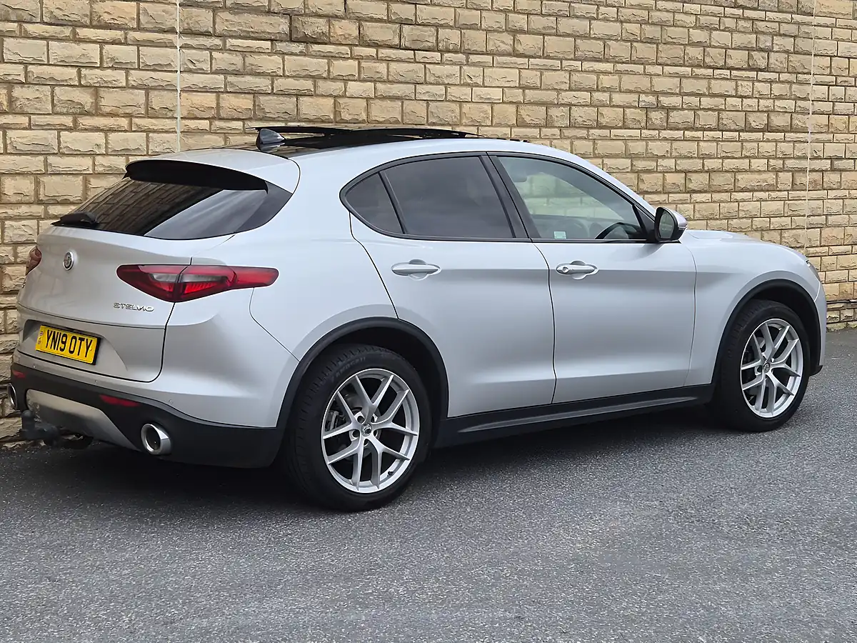 Used 2019 Alfa Romeo Stelvio Milano Edizione Grey - Interior and Exterior details 13