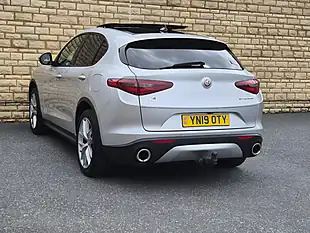 Used 2019 Alfa Romeo Stelvio Milano Edizione Grey - Interior and Exterior details 16
