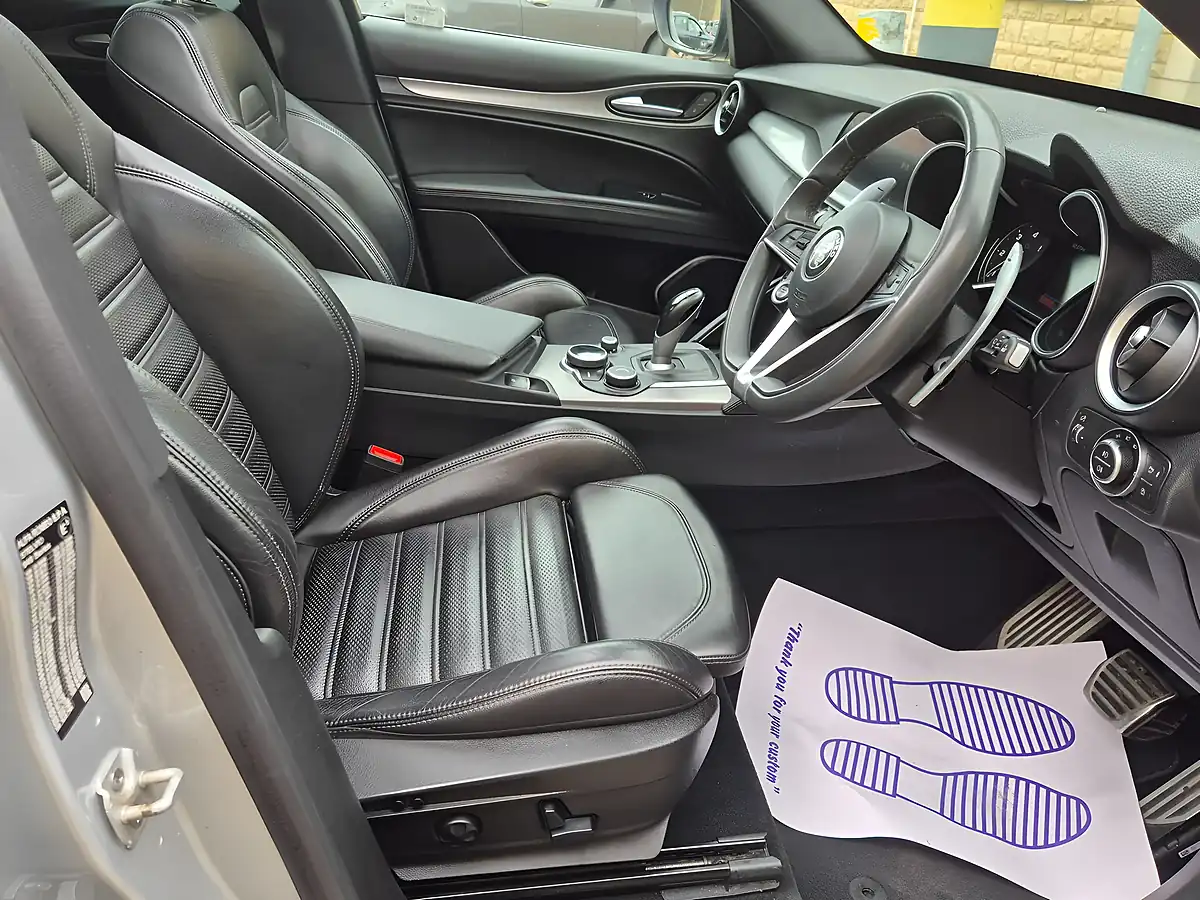 Used 2019 Alfa Romeo Stelvio Milano Edizione Grey - Interior and Exterior details 2