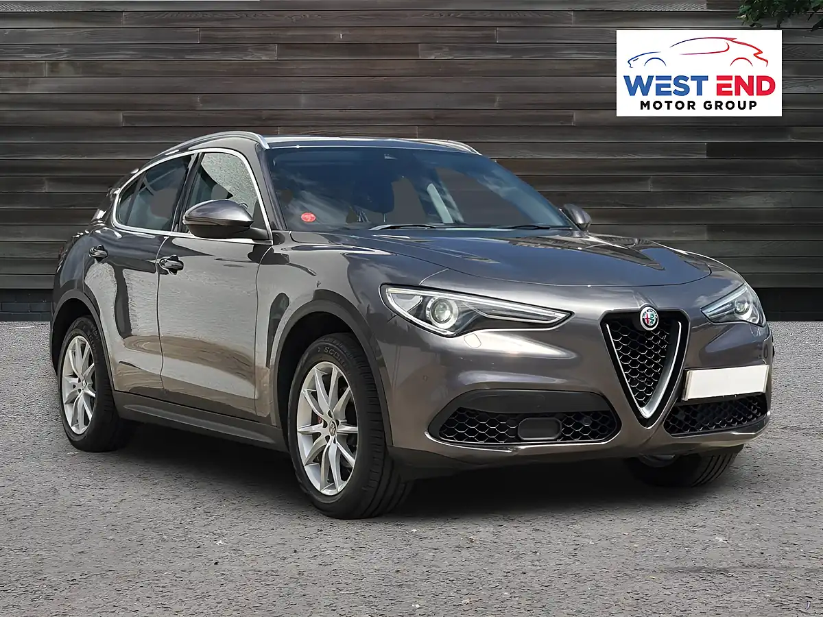 Used 2019 Alfa Romeo Stelvio Speciale Grey - Front View