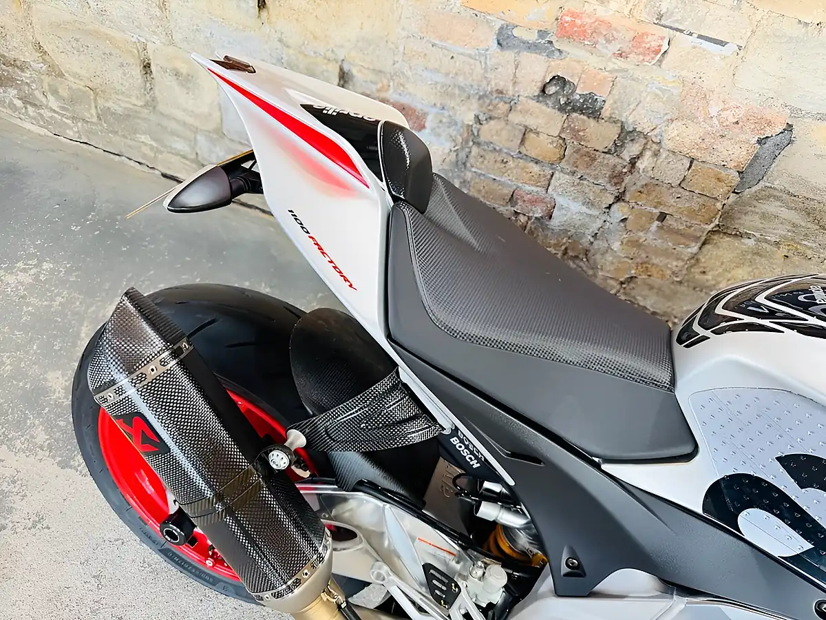 Used 2019 Aprilia Tuono 1100 V4 Factory Grey - Interior and Exterior details 9