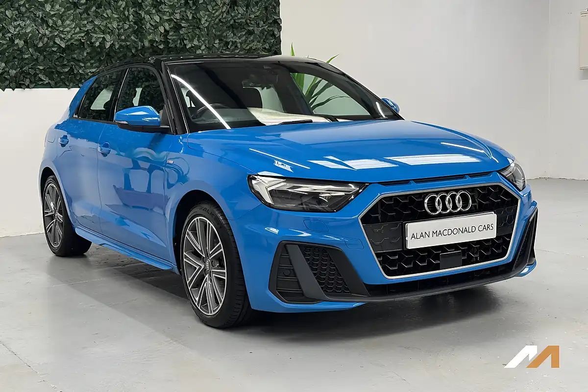 Used 2019 Audi A1 S Line Blue - Front View