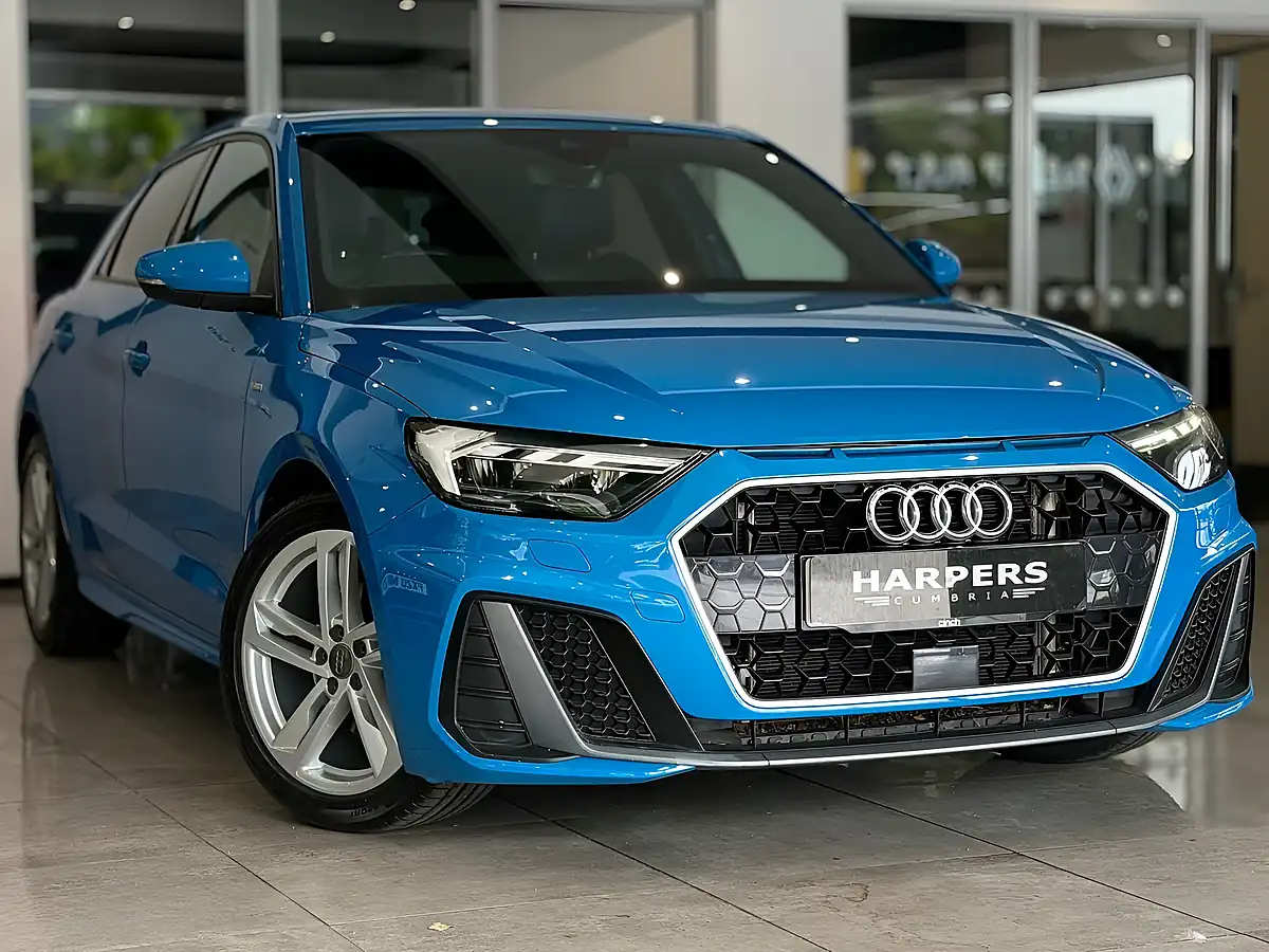 Used 2019 Audi A1 S Line Blue - Front View