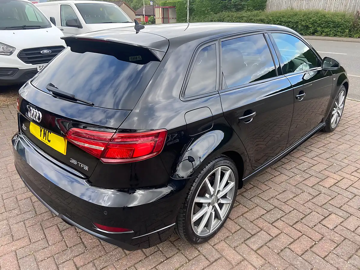 Used 2019 Audi A3 Black Edition Black - Interior and Exterior details 8