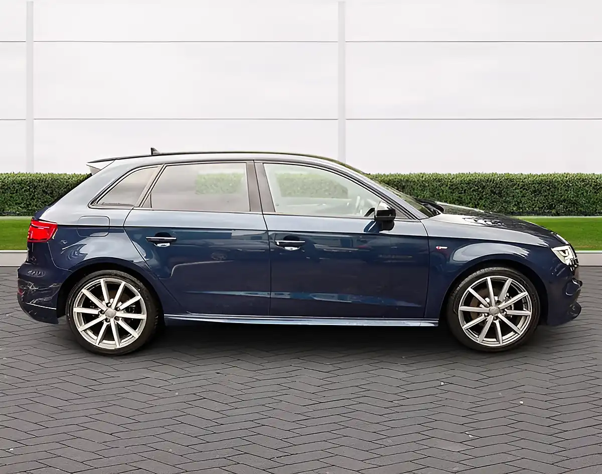 Used 2019 Audi A3 Black Edition Blue - Interior and Exterior details 2
