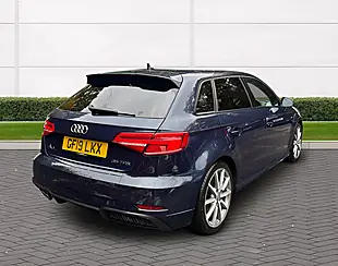Used 2019 Audi A3 Black Edition Blue - Interior and Exterior details 3