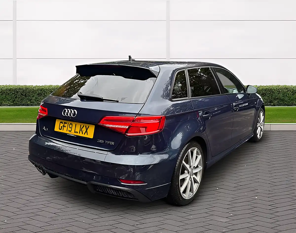 Used 2019 Audi A3 Black Edition Blue - Interior and Exterior details 3