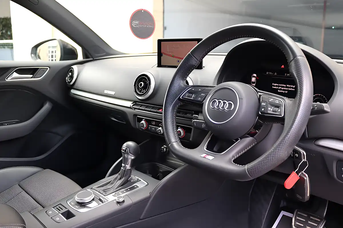 Used 2019 Audi A3 Black Edition Daytona Grey Pearl Effect - Interior and Exterior details 2