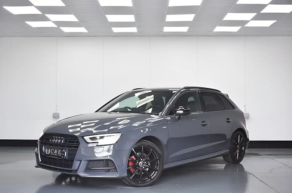 Used 2019 Audi A3 Black Edition Grey - Front View