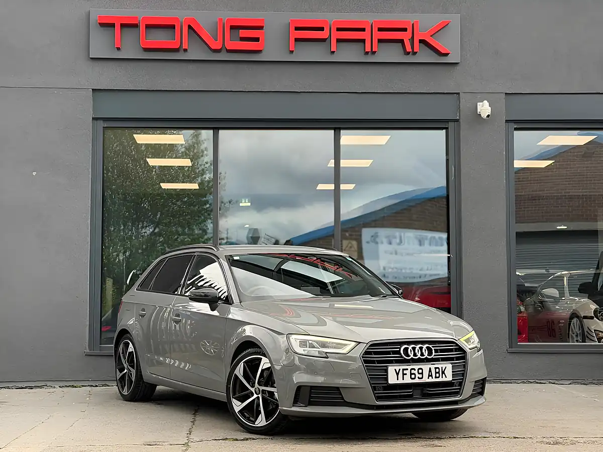 Used 2019 Audi A3 Black Edition Sportback Grey - Front View