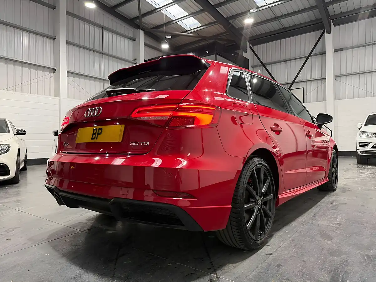 Used 2019 Audi A3 Black Edition Sportback Red - Interior and Exterior details 10
