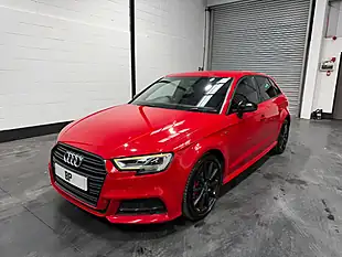 Used 2019 Audi A3 Black Edition Sportback Red - Interior and Exterior details 3