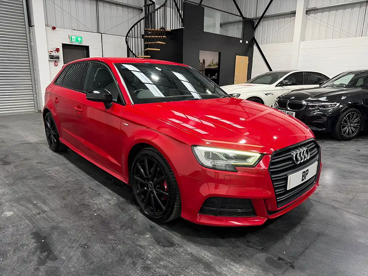 Used 2019 Audi A3 Black Edition Sportback Red - Interior and Exterior details 5