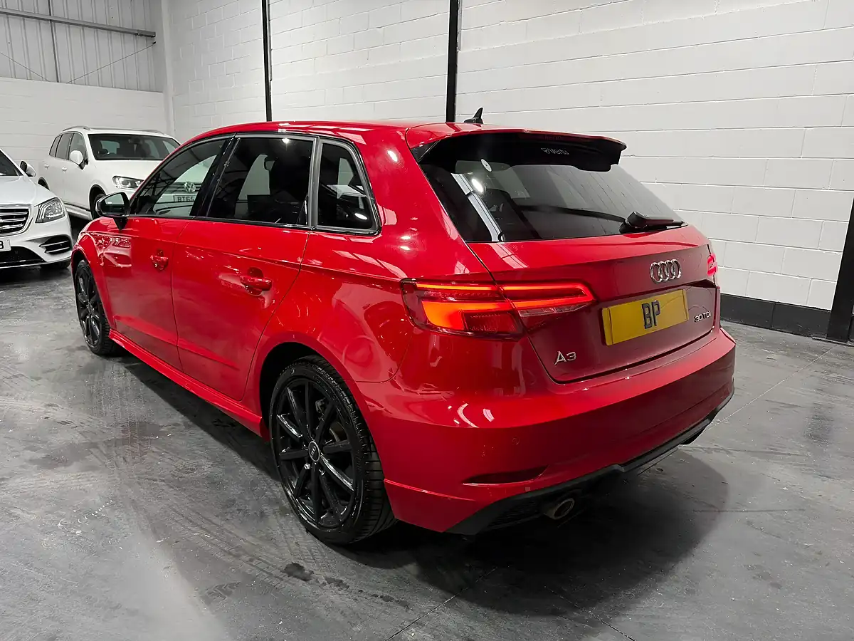 Used 2019 Audi A3 Black Edition Sportback Red - Interior and Exterior details 8