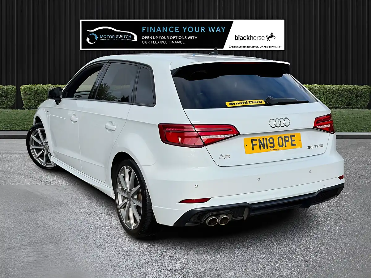 Used 2019 Audi A3 Black Edition White - Interior and Exterior details 8