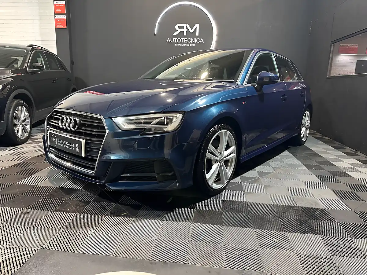 Used 2019 Audi A3 S Line Cosmos Blue - Interior and Exterior details 3
