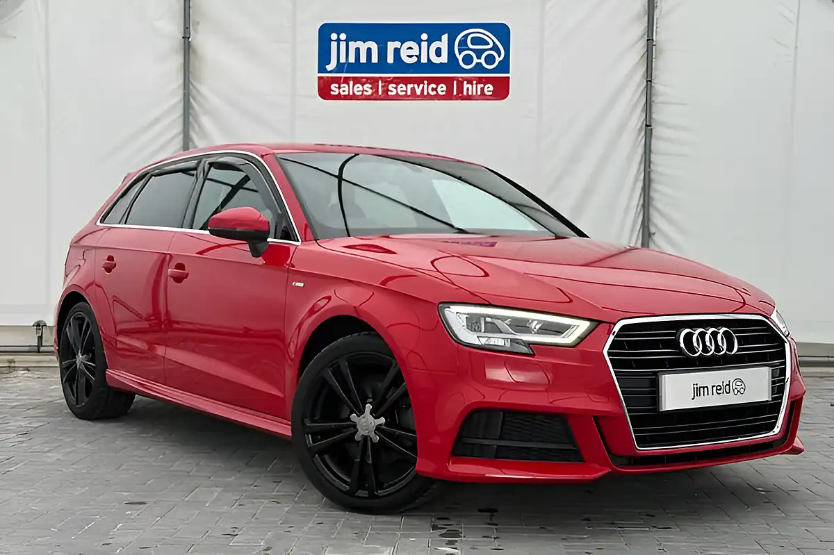 Used 2019 Audi A3 S Line Red - Front View