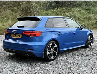 Used 2019 Audi A3 S3 Sportback Black Edition Quattro Ara Blue - Interior and Exterior details 3